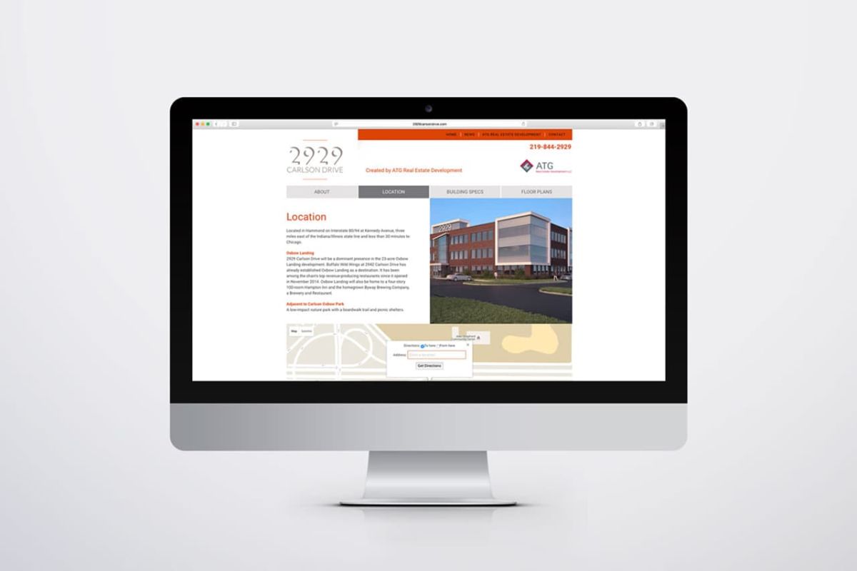 2929 Carlson Drive Website Building Specs Page