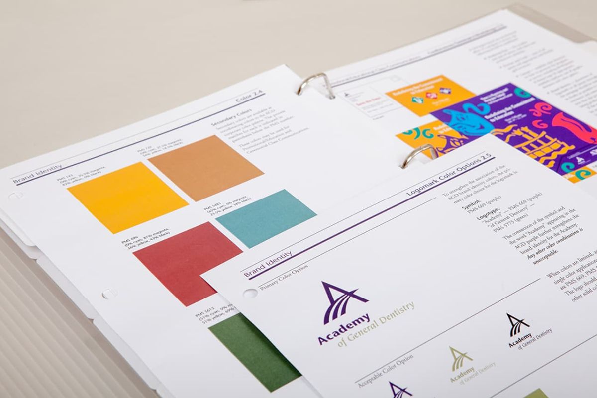 Academy of General Dentistry branding material example