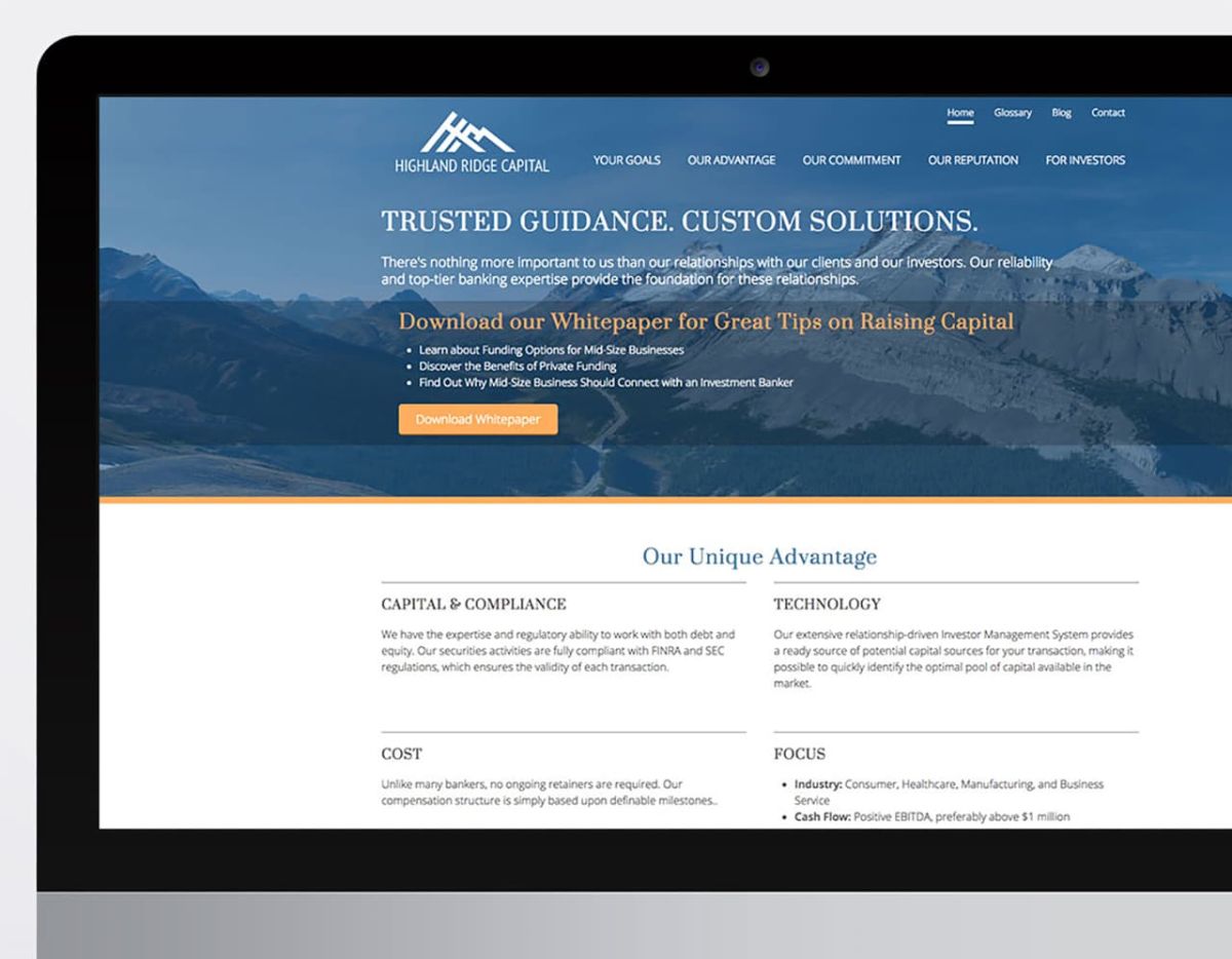 Highland Ridge Capital Website