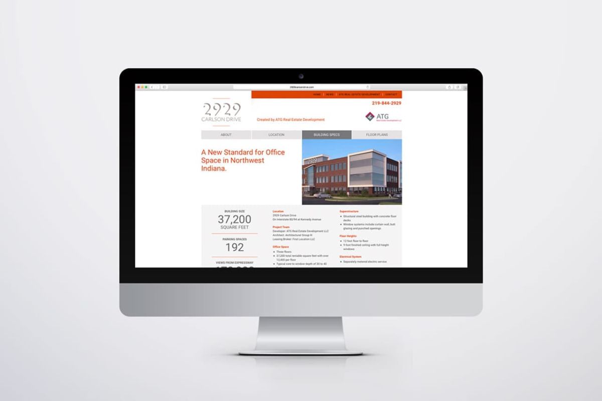 2929 Carlson Drive Website Building Specs Page